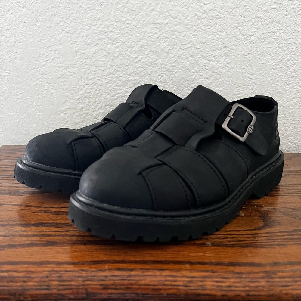 Vintage Skechers Y2K Leather Chunky Fisherman’s Sandals EU 40 Men’s 7.5